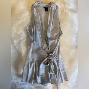 Ann Taylor Satin Sleeveless Blouse